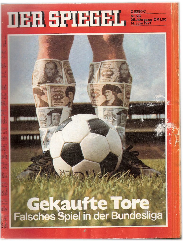 Gekaufte Tore - Titel des Spiegels